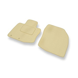 Velour gulvmåtter til Honda Civic VIII Coupé, Hatchback, Sedan (2006-2011) 3 døre, 5 døre - beige