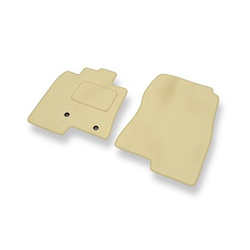 Velour gulvmåtter til Mitsubishi Pajero III SUV (1999-2006) 3 døre - beige