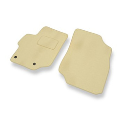 Velour gulvmåtter til Citroen C-Elysee II Sedan (2012-2021) - beige