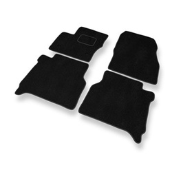 Velour gulvmåtter til Ford Transit Connect Varevogn (2014-2023) 5-personers - sort