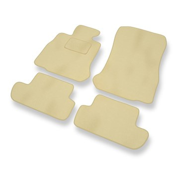 Velour gulvmåtter til BMW 6-serie M6 F13 Coupé (2012-2018) - beige