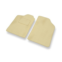 Velour gulvmåtter til Renault Clio I (1990-1998) - beige