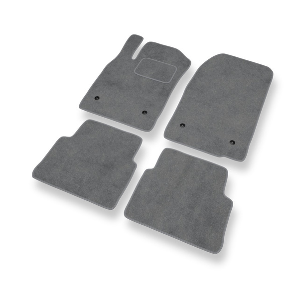 Velour gulvmåtter til Opel Vectra C Caravan, Hatchback, Sedan (2002-2008) - grå
