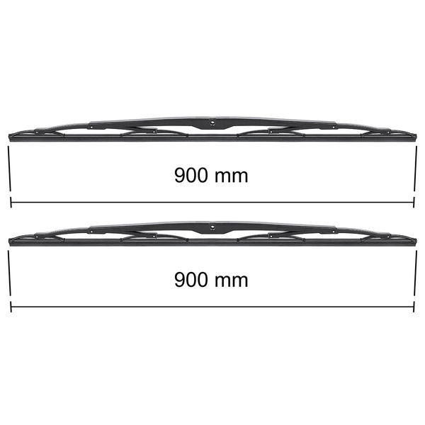 Vinduesviskere til forruden til Van Hool A320 Buss (1999-2019) - Standard viskerblade