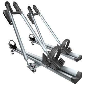 Cykelholder i aluminium til bilens tag - 2xM-17