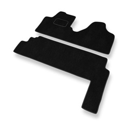 Velour gulvmåtter til Fiat Scudo II Stationcar (2007-2016) - sort