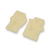 Velour gulvmåtter til Mitsubishi L400 Varevogn (1994-2007) - beige