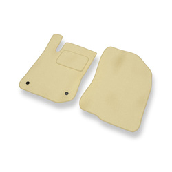 Velour gulvmåtter til Peugeot 208 Hatchback (2012-2019) - beige