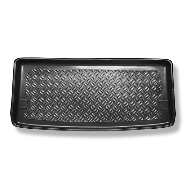 Gulvmåtte til bagagerum Volkswagen Multivan T6 L1 Varevogn (06.2015-2021) - Kort akselafstand; bag tredje sæderække; Gulvbelægning størrelse 124 cm, bredde x 56 cm længde