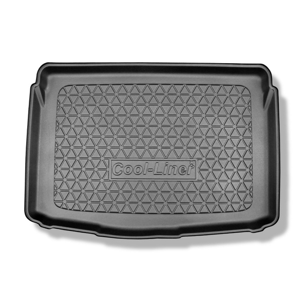 Gulvmåtte til bagagerum Kia Stonic SUV (10.2017-....) - nederste bagagerum; Under / uden bevægeligt gulv i bagagerummet; ikke til hybridversionen