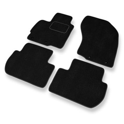 Velour gulvmåtter til Peugeot 4007 SUV (2007-2012) - sort