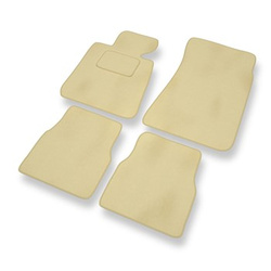Velour gulvmåtter til BMW 3-serie M3 I E30 Coupé, Cabriolet, Limousine, Touring (1985-1992) - beige