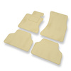Velour gulvmåtter til BMW 5-serie M5 IV E60 Limousine (2005-2010) - beige