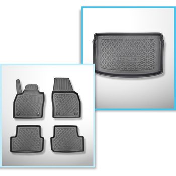 Bagagerumsmåtte og bilmåttesæt TPE PREMIUM skræddersyet til: Audi A1 GB Sportbac