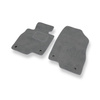 Velour gulvmåtter til Mazda 3 III Hatchback, Sedan (2013-2019) - grå