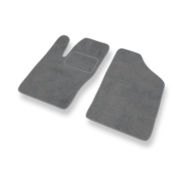 Velour gulvmåtter til Fiat Seicento Hatchback, Varevogn (1998-2010) - grå