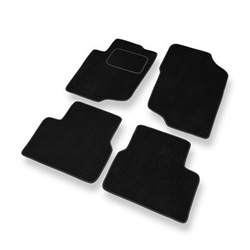 Velour gulvmåtter til Peugeot 207 Hatchback, Cabriolet, SW (2006-2012) - sort