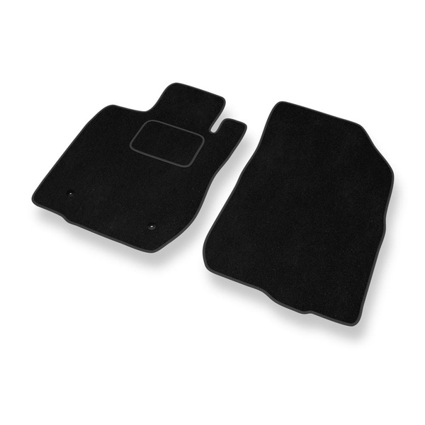 Velour gulvmåtter til Dacia Logan I Hatchback (2004-2012) - sort