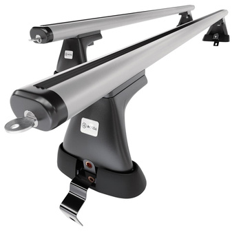 Tagbagagebærer til bil Alfa Romeo Giulietta Hatchback (2010-2020) - sølv bagageb