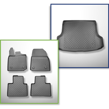 Bagagerumsmåtte og bilmåttesæt TPE skræddersyet til: Lexus RX V (AL30) SUV (10.2