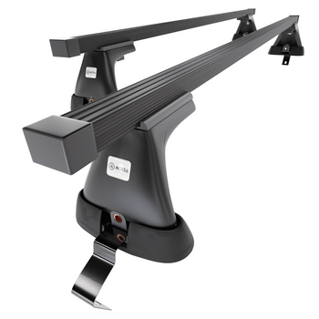 Tagbagagebærer til bil Renault Clio mk IV Hatchback (2013-2019) - sort bagagebær