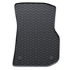 Gummigulvmåtter til biler BMW X3 G01 SUV (2017-2024) - sort - 4 stk.