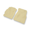Velour gulvmåtter til Honda Civic VI Aerodeck, Coupé, Hatchback, Sedan (1996-2000) 3 døre, 4 døre - beige