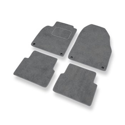 Velour gulvmåtter til Saab 9-3 II Cabriolet, SportCombi, SportSedan (2002-2012) - grå