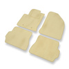 Velour gulvmåtter til Ford Fusion I FL Minivan (2006-2013) - beige