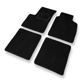 Velour gulvmåtter til Fiat Panda II Hatchback, Varevogn (2003-2012) - sort