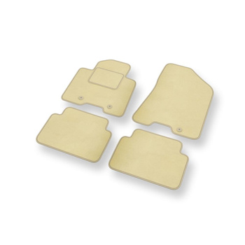 Velour gulvmåtter til Kia Sportage IV SUV (2016-2021) - beige