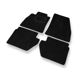 Velour gulvmåtter til Ford KA+ Hatchback (2016-2021) - sort