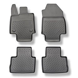 TPE-gulvmåtter til Toyota RAV4 V SUV (01.2019-....) - også med Hybrid-drev; med automatgear