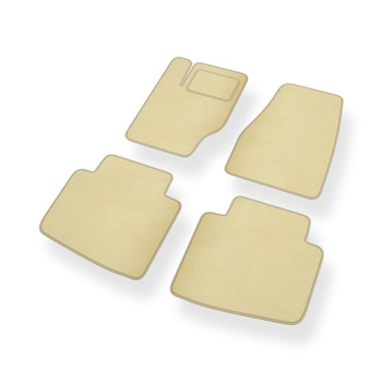 Velour gulvmåtter til Jeep Grand Cherokee III SUV (2004-2010) - beige