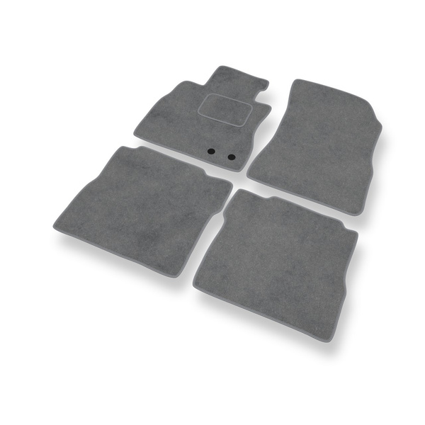 Velour gulvmåtter til Nissan Note E12 Hatchback (2013-2016) - grå