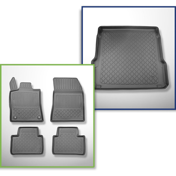 Bagagerumsmåtte og bilmåttesæt TPE skræddersyet til: Peugeot 308 III SW (12.2021