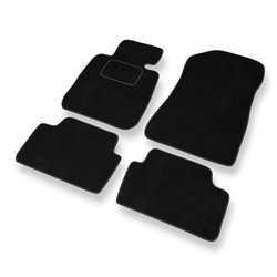 Velour gulvmåtter til BMW 1-serie E81/E87 (2004-2013) - sort