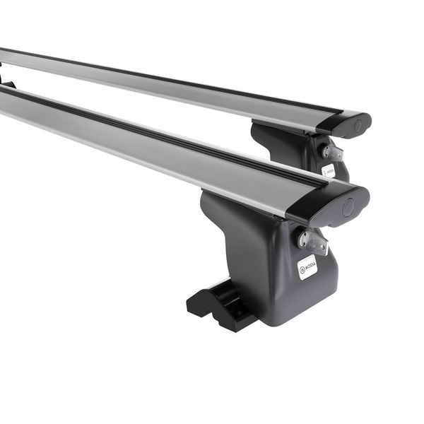 Tagbagagebærer til bil Citroen Jumpy III Varevogn (2016-....) - sølv bagagebærer til taget - lastholder - tagholder - Monteringspunkter - Aluminium