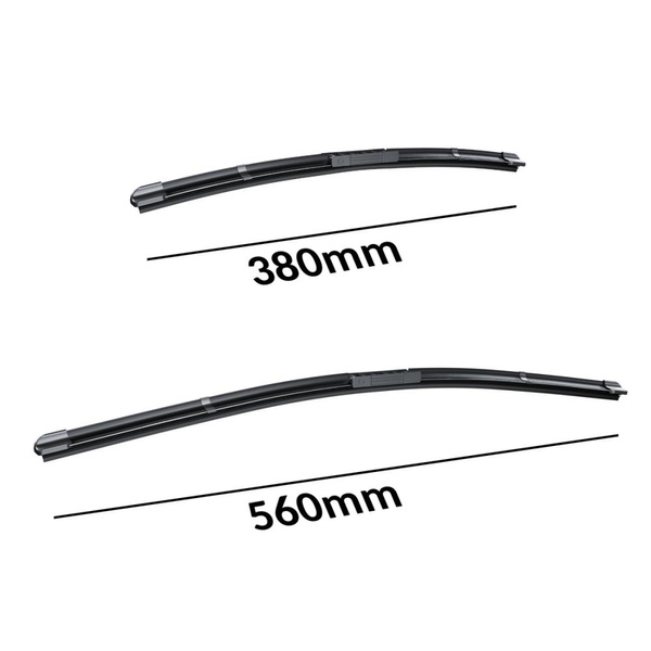 Vinduesviskere til forruden til Fiat Idea Minivan (01.2006-12.2012) - Flad viskerblade