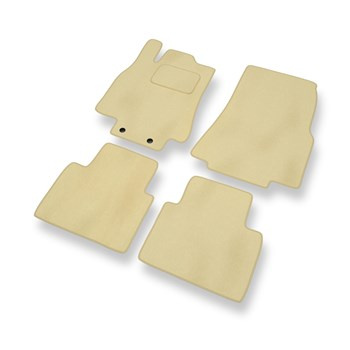 Velour gulvmåtter til Mercedes-Benz A-Klasse W169 Hatchback (2004-2012) - beige