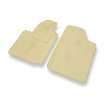 Velour gulvmåtter til Citroen C2 Hatchback (2003-2010) - beige