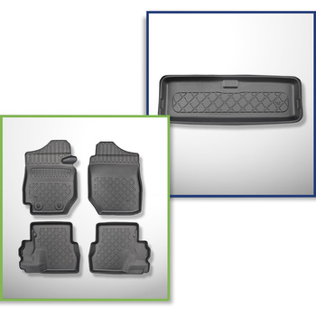 Bagagerumsmåtte og bilmåttesæt TPE skræddersyet til: Suzuki Jimny II GJ SUV (10.