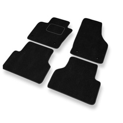 Velour gulvmåtter til Audi Q3 I 8U SUV (2011-2018) - sort