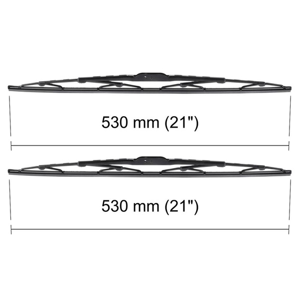 Vinduesviskere til forruden til Volvo S70 Sedan (01.1997-07.2000) - Standard viskerblade