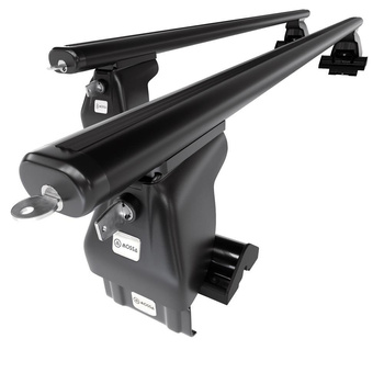 Tagbagagebærer til bil Toyota Yaris mk II Hatchback (2006-2011) - sort bagagebær