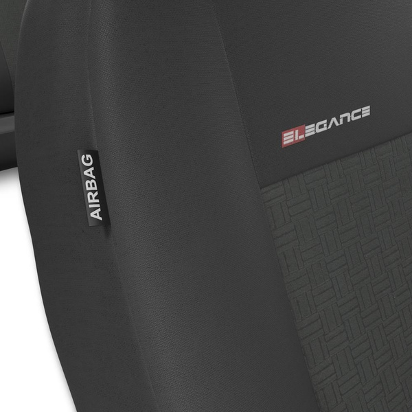 Universelle sædebetræk til biler til Skoda Fabia I, II, III, IV (1999-....) - Typ 1 (grå)