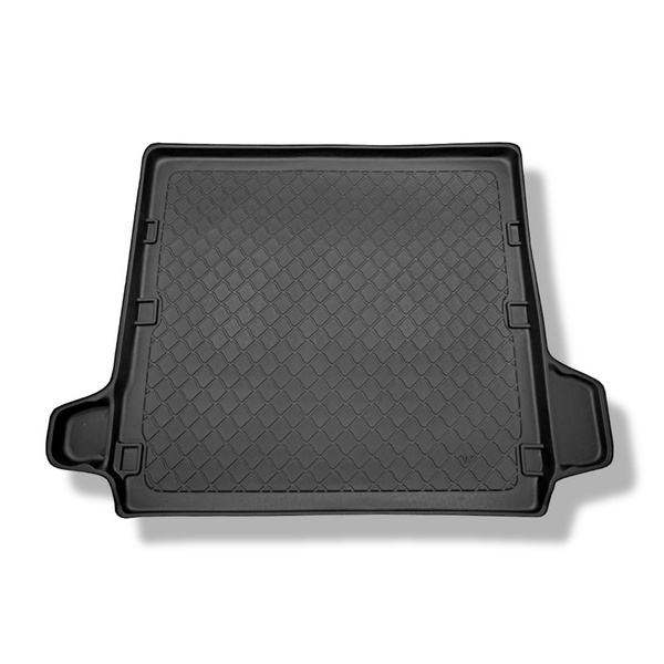 Gulvmåtte til bagagerum Nissan Pathfinder III SUV (2005-2013) - 5/7 sæder (tredje række ledig); Fjernbare fordybninger