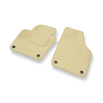 Velour gulvmåtter til Volkswagen Sharan II Varevogn (2010-2022) - beige