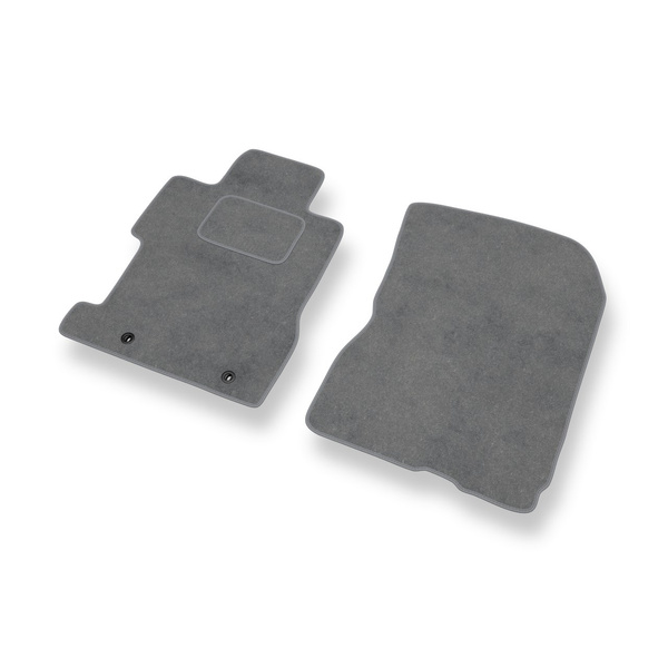 Velour gulvmåtter til Honda Civic VIII Coupé, Hatchback, Sedan (2006-2011) 4 døre - grå