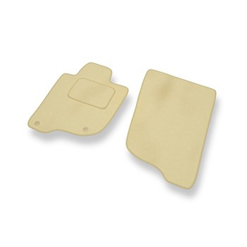 Velour gulvmåtter til Mitsubishi L200 IV Pick-Up (2006-2015) - beige